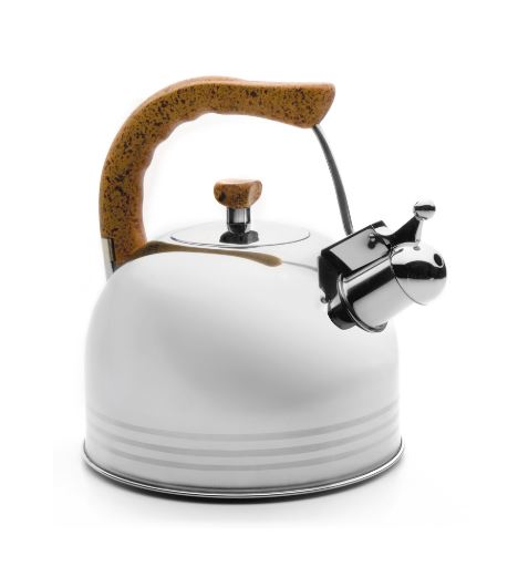 CHALEIRA 2.5L INOX C/APITO PEGA CASTANHA