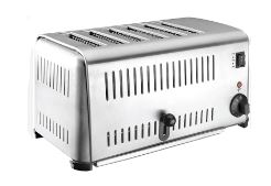 TORRADEIRA 6 ENTRADAS 2500W INOX