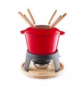 FONDUE 6P VERMELHO FERRO