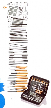 ESTOJO 46 UTENSILIOS DECORATIVOS