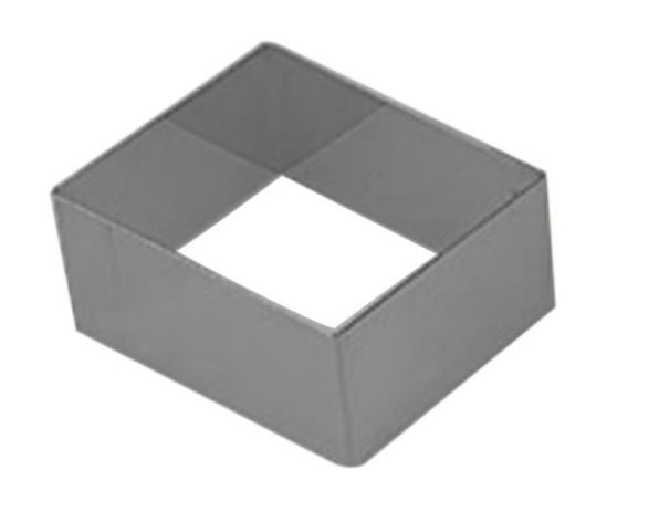 CJ.4 ARO RECT.8X4.1X3CM INOX