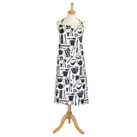 AVENTAL 90X80CM SILHUETAS UTENSILIOS