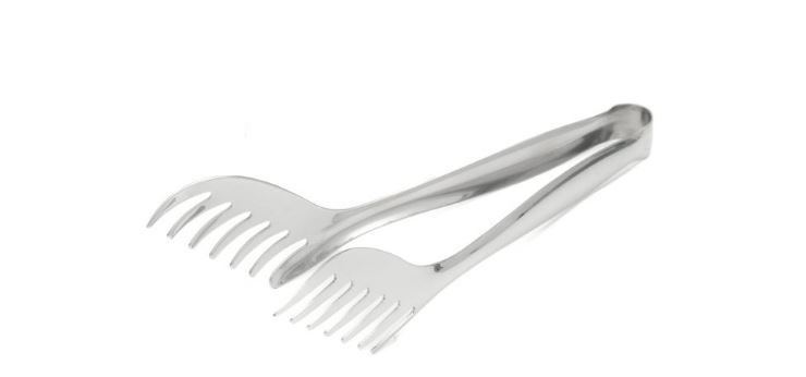 PINÇA ESPARGUETE 22.9CM INOX@