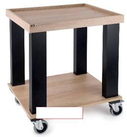 CARRO SERVIÇO 85.5X50X69CM BASE MELAMINA