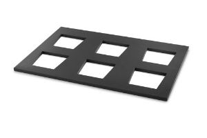 SUPORTE  P/6 SALADEIRAS 75X50X15CM