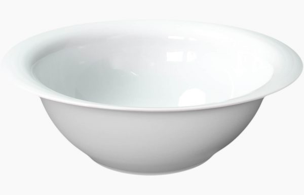 SALADEIRA OVAL 33X30 DUO BRANCO