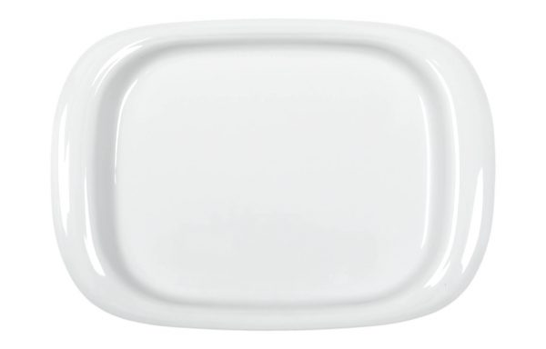 TRAVESSA RECT.35X24CM DUO BRANCO