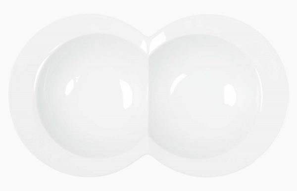 PRATO FUNDO DUPLO Ø32CM ECLIPSE BRANCO