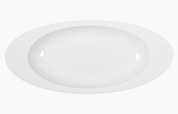 TRAVESSA 48X21CM SATURNO BRANCO