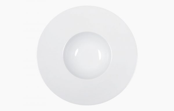 PRATO 25CM GOURMET SATURNO BRANCO