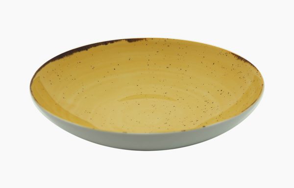 PRATO FUNDO COUPE 24CM RUSTICO AMAREL IN