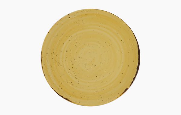 PRATO COUPE Ø21CM RUSTICO AMARELO IN