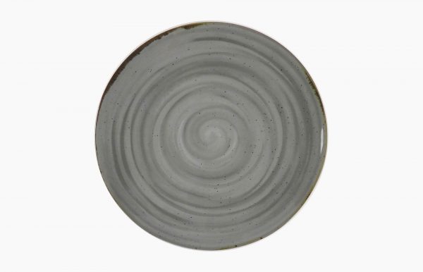 PRATO COUPE Ø21CM RUSTICO CINZA IN