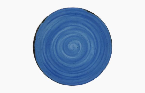 PRATO COUPE Ø21CM RUSTICO DARK BLUE