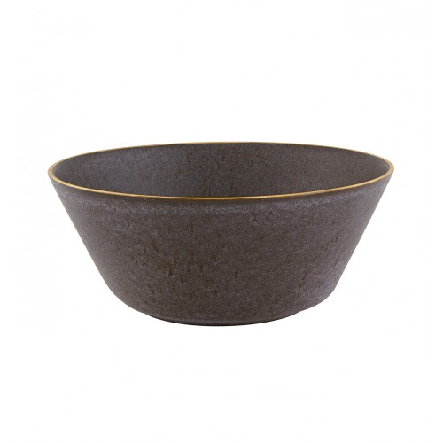 SALADEIRA 26CM BRONZE GOLD STONE