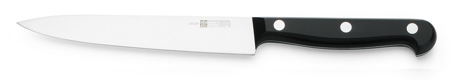 FACA COZINHEIRO 16CM ESQUERDINOS PRETO
