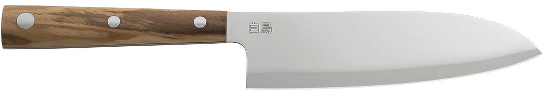 FACA SANTOKU ALVEOLOS NAKATO OLIVE