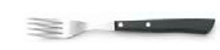 GARFO BIFE 4 DENTES 19.5CM CABO PRETO