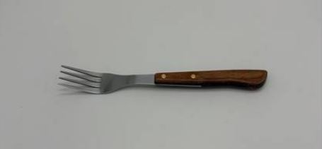 GARFO BIFE 4 DENTES 19.5CM CASTANHO