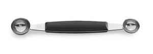 COLHER PARISIENSE DUPLA 22/30MM INOX