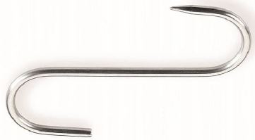 GANCHO TALHO 12CM 4MM INOX