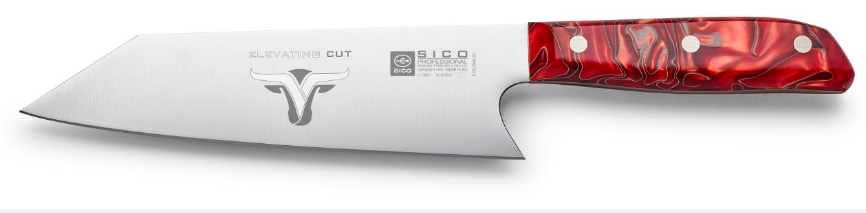 FACA CHEFE 20CM VERMELHO ELEVATING