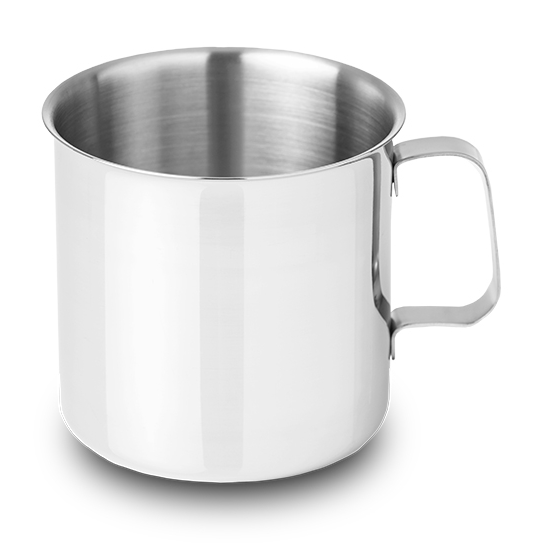 COPO C/ASA 0.8L Ø10CM EUROPA INOX