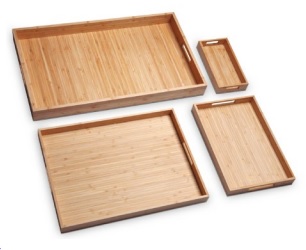 BANDEJA 40X30X3 BAMBOO