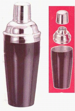 SHAKER PRETO/INOX 0.75L