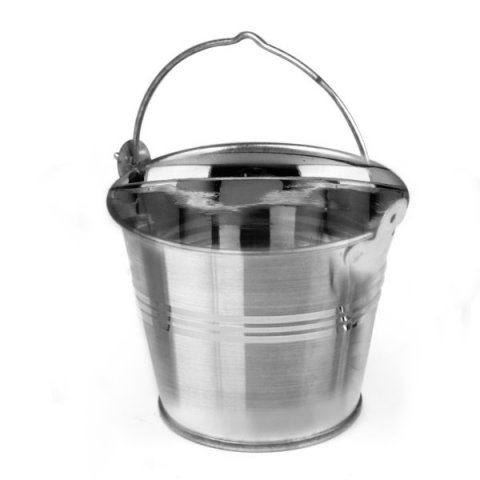 BALDE 9CM GALVANIZADO#