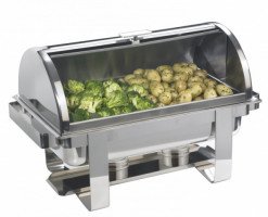 BANHO MARIA RECT.8.5L ROLL TOP INOX
