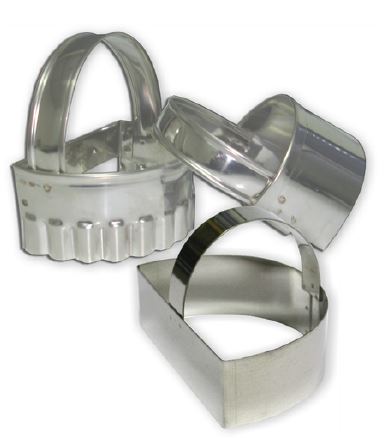 CORTA MASSAS 6CM CANELADO 1/2LUA INOX