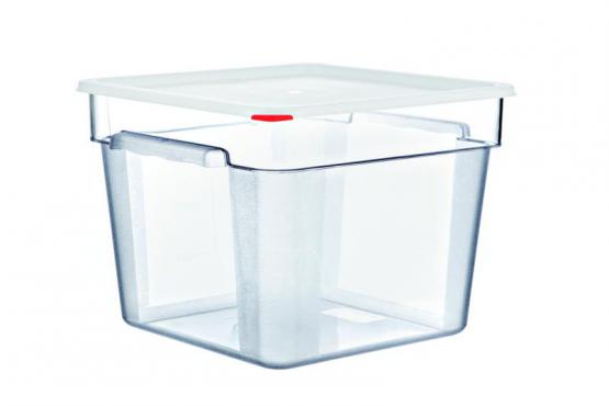 CONTENTOR 28.5X28.5X32CM 18L C/TAMPA#
