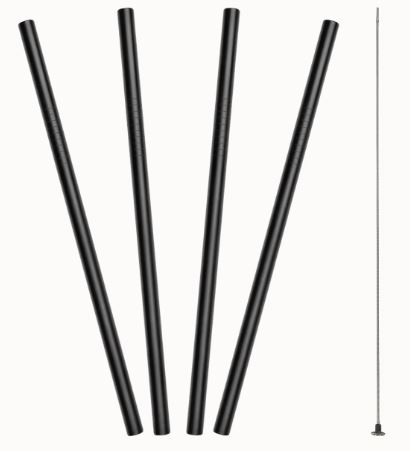 CJ.4 PALHA 20CM Ø0.8CM INOX+ESCOVILHAO@