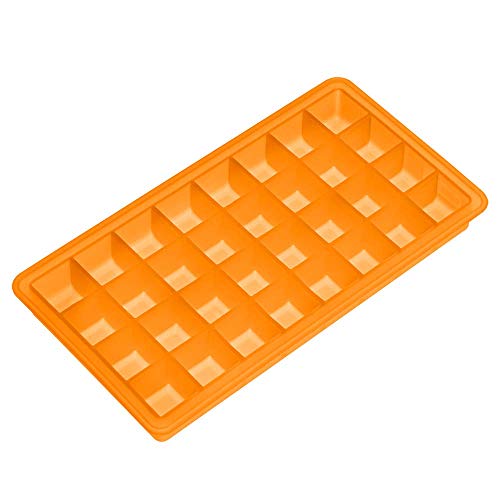 CUVETE GELO 2X2CM LARANJA