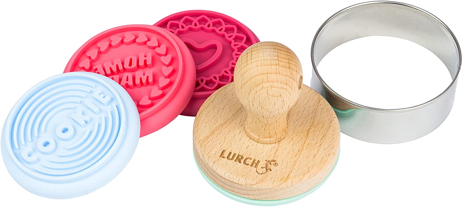 CORTA MASSAS Ø6CM+CARIMBO+4 DISCOS#