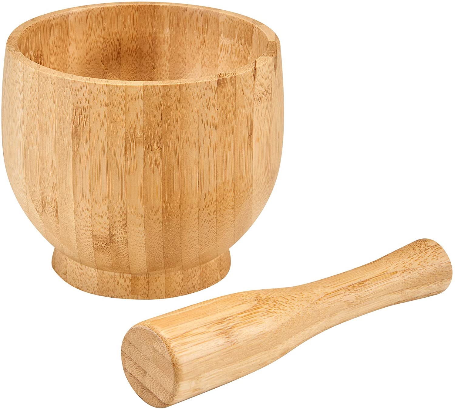 ALMOFARIZ C/PILAO Ø11.5X10.3CM BAMBOO