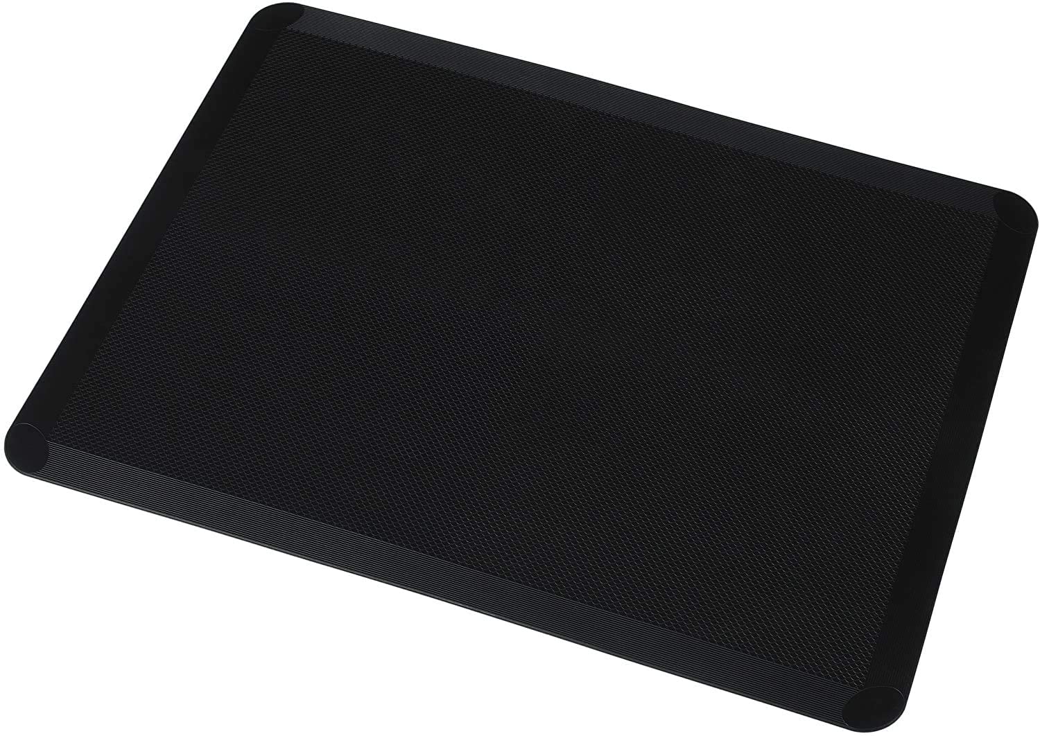 TAPETE 40X30CM PRETO SILICONE