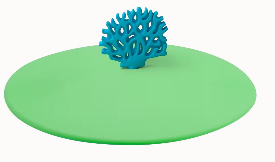 TAPA COPOS CORAL AZUL SIL.