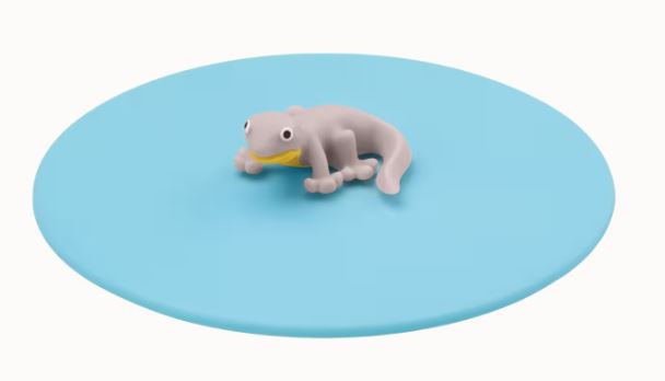 TAPA COPOS LARGARTO CINZA SILICONE