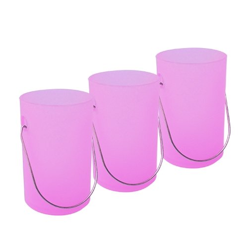 CJ.3 PORTA VELAS SILICONE ROSA