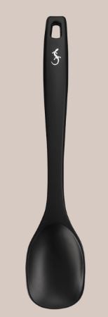 COLHER SERVIR 28CM PRETA SIL.SMART