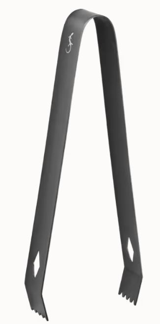 PINÇA GELO 16CM CINZA INOX