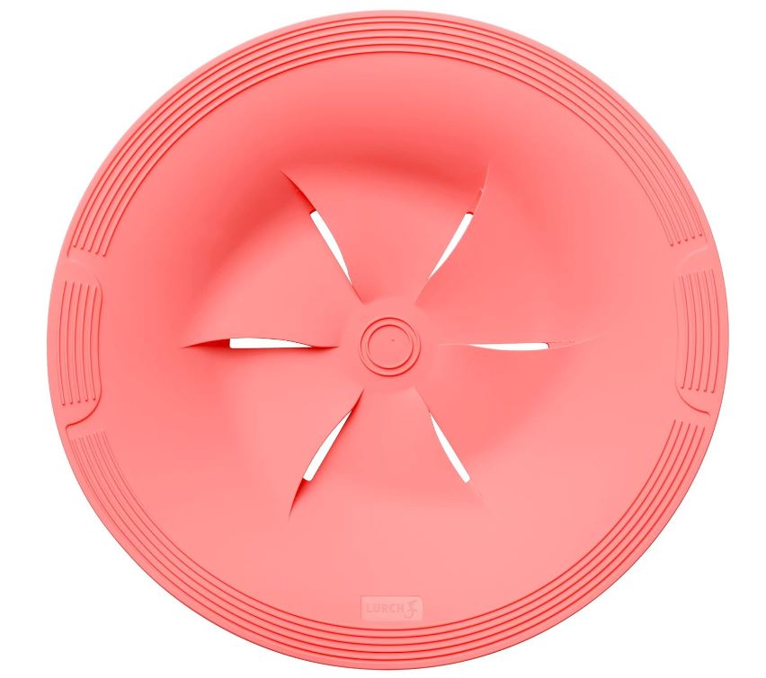 TAMPA Ø27CM ANTI DERRAME ROSA SIL.