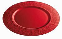 PRATO MARCAD. 32CM VERMELHO VERSAILLES