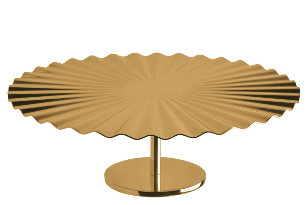 PRATO Ø28CM C/PE KYMA DOURADO