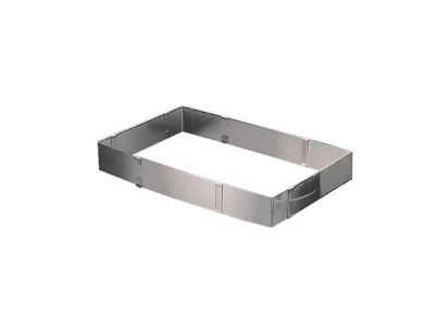 ARO EXTENSIVEL RECT.19X28CM/34X54CM INOX