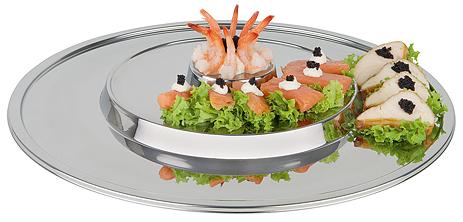 BANDEJA RED.BUFFET 48CM 3 NIVEIS INOX