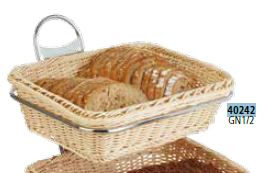 CESTO RATAN 1/2 32.5X26.5X10CM