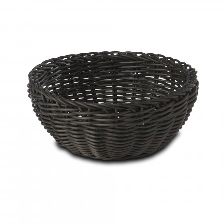 CESTO PAO Ø13CM ALT.10CM PRETO PP